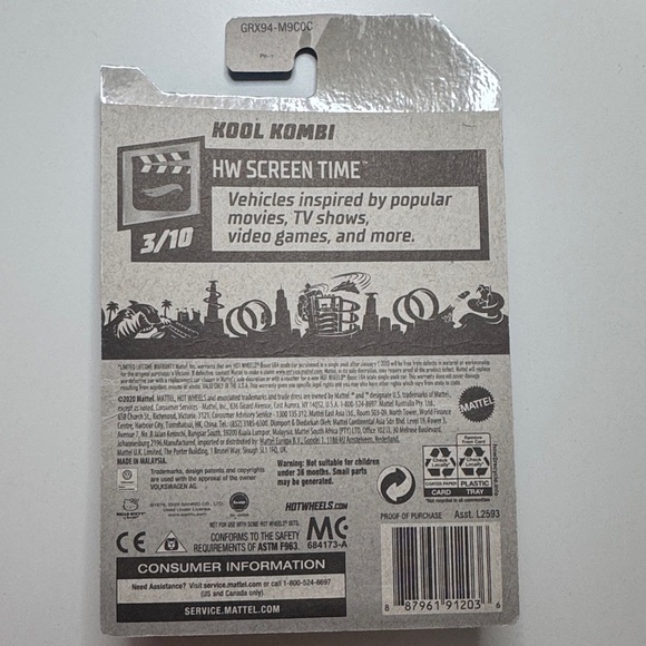 Hot Wheels Hello Kitty Toy Van - White and Red - Picture 3 of 3